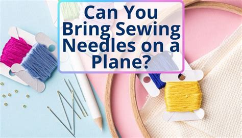 Can I Bring Embroidery Needles on a Plane? A Detailed Discussion