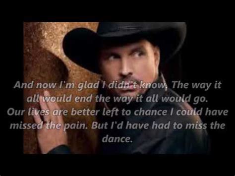 the dance lyrics garth brooks meaning How does the rhythm and tempo of Garth Brooks' dance music reflect his personal journey?